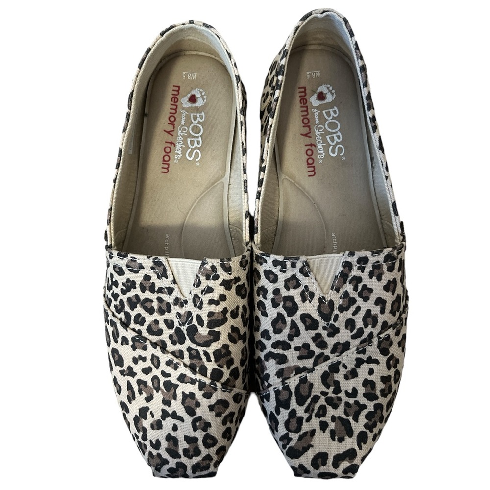 Sketches BOBS animal print shoes